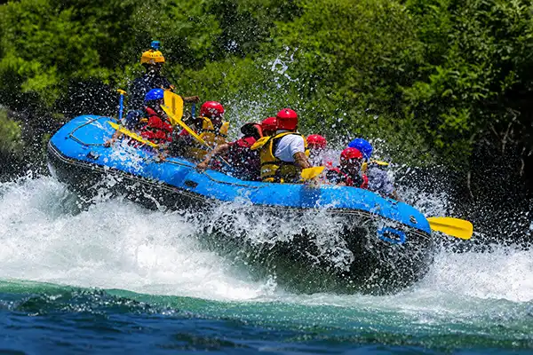 White water rafting on Kali River