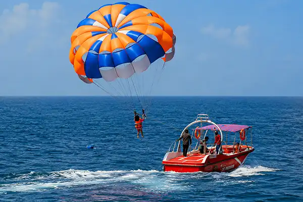 Gokarna beach paragliding